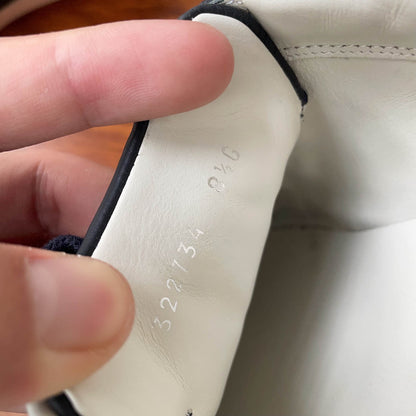 Gucci Low-Top Leather Sneakers in Blue 0079