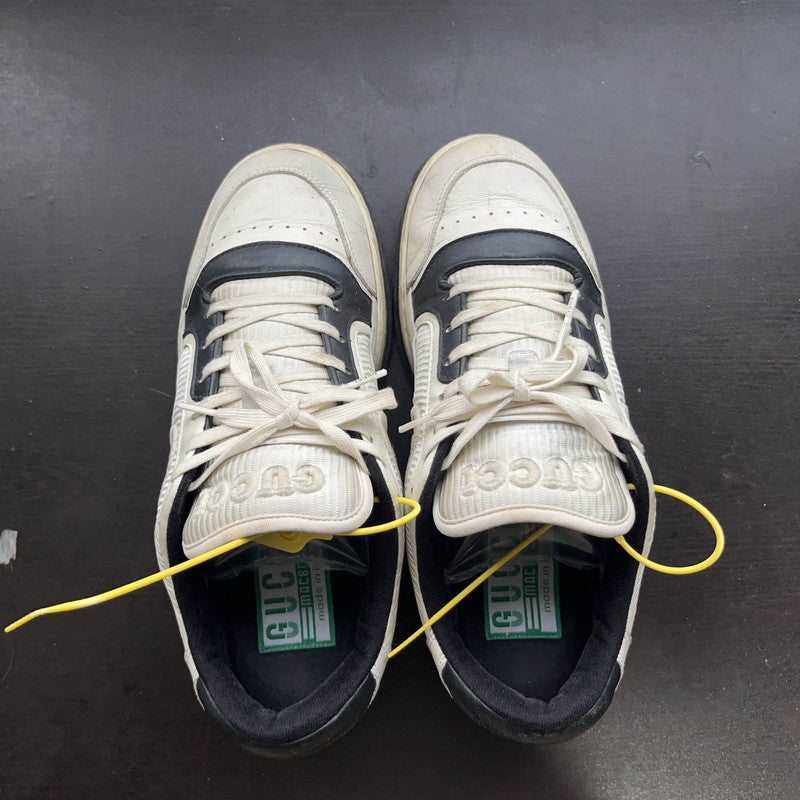 Gucci MAC80 Leather Low-Top Fashion Sneakers 0079