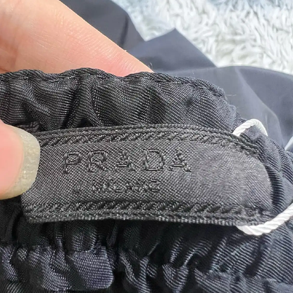 Prada Black Nylon Men's Shorts