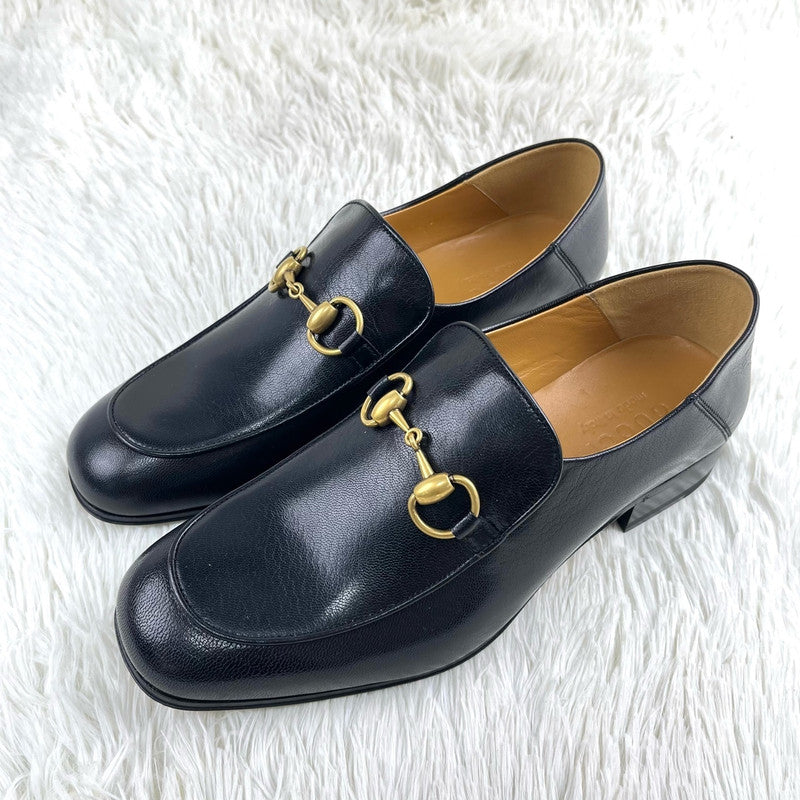 Gucci Leather Horsebit Loafers in Black 0079