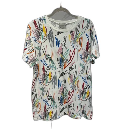 Dior Graffiti Print Short Sleeve T-Shirt