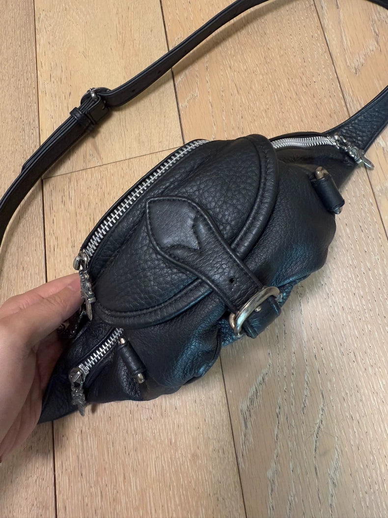 Chrome Hearts Mini Waist Bag in Black