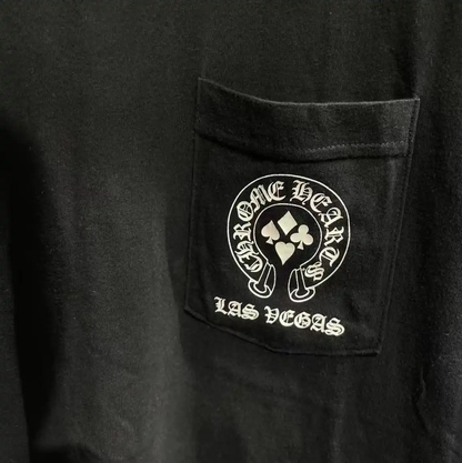 Chrome Hearts Black Cotton T-Shirt for Men 0089