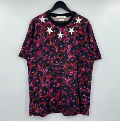 Givenchy Colorful Cotton Short-Sleeve T-Shirt 0089