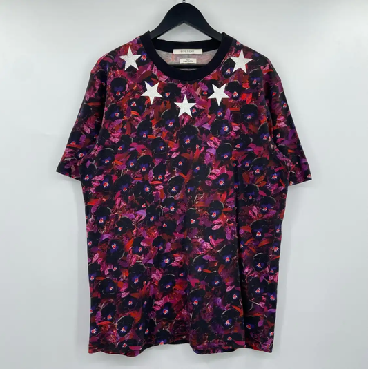 Givenchy Colorful Cotton Short-Sleeve T-Shirt 0089