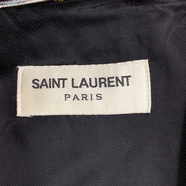 Saint Laurent Embroidered Zip-Up Jacket