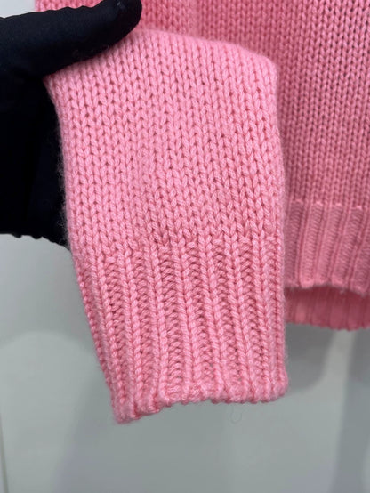 Pink Knit Cashmere Sweater by Dior
