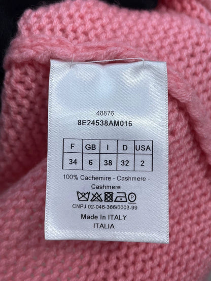 Pink Knit Cashmere Sweater by Dior