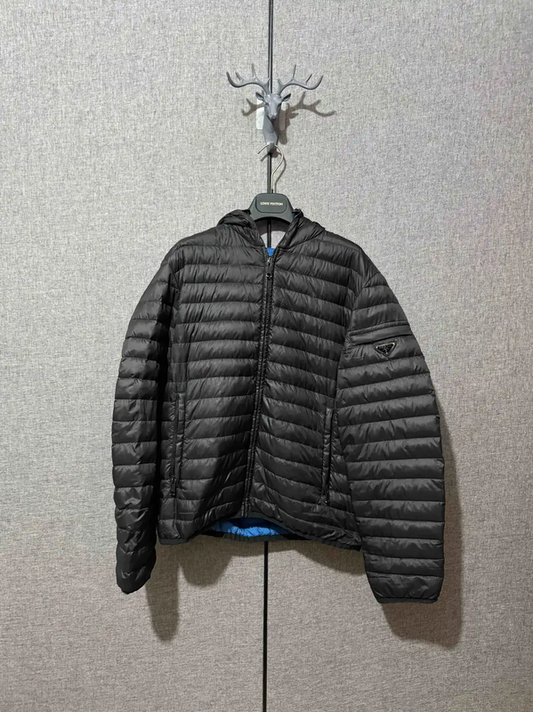 Prada Men's Black Quilted Down Jacket