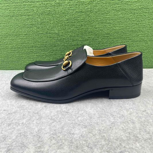 Gucci Jordaan Leather Slip-On Loafers for Men 0079