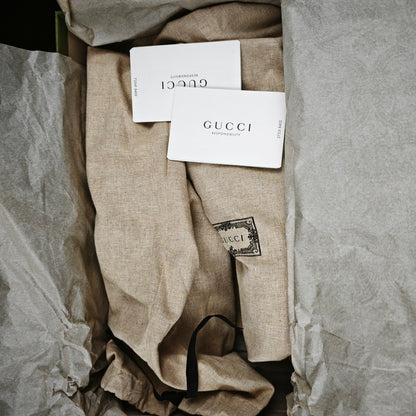 Gucci Jordaan Black Leather Casual Shoes 0079