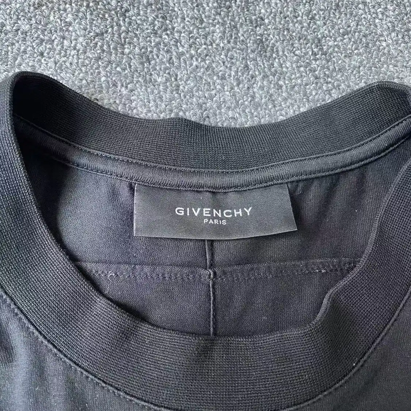 Givenchy Black Cotton Men's T-Shirt for Spring 0089