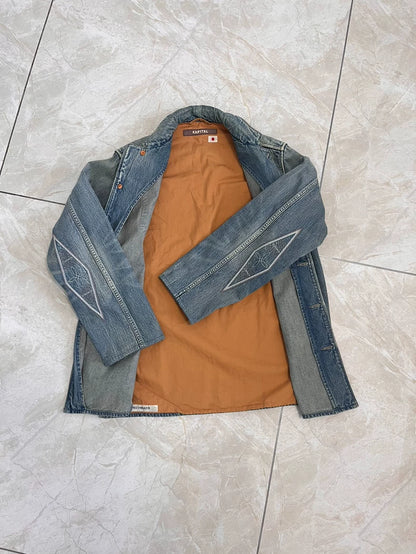 Kapital Denim Jacket with Horseshoe Print