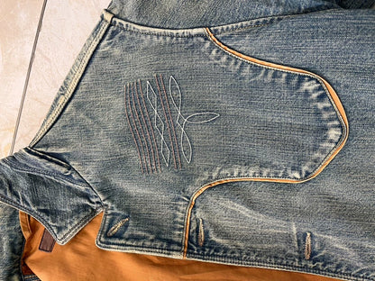 Kapital Denim Jacket with Horseshoe Print