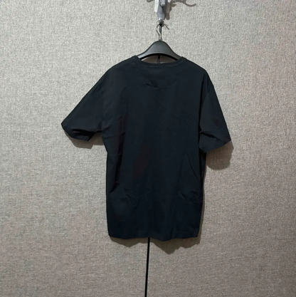 Prada Black Cotton Logo T-Shirt for Men