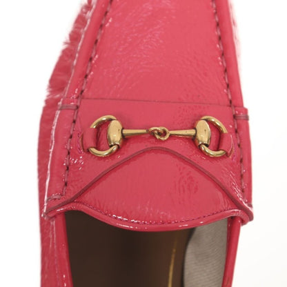 Gucci Pink Patent Leather Loafers 0079