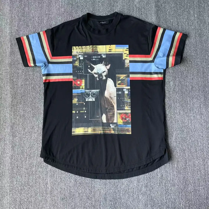 Givenchy Black Cotton Men's T-Shirt for Spring 0089