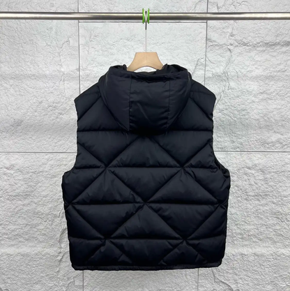 Prada Black Cotton Padded Vest