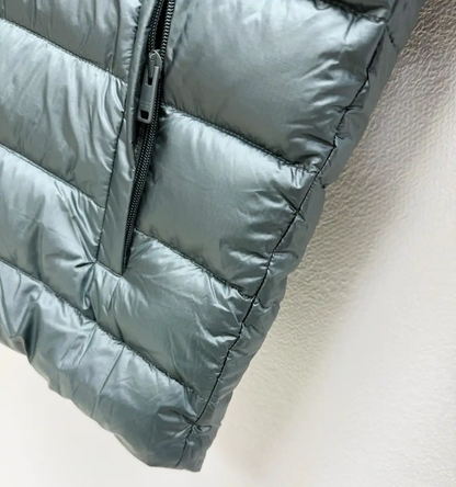 Prada Gray Men's Puffer Jacket in XL Size