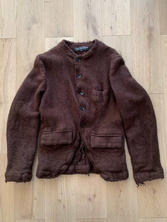 Comme des Garçons Homme Plus Brown Wool Blazer S