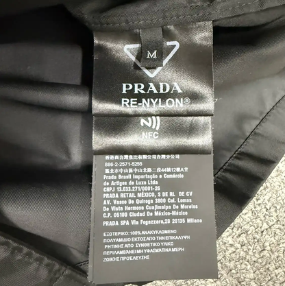 Prada Men's Black Nylon Short Sleeve Shirt