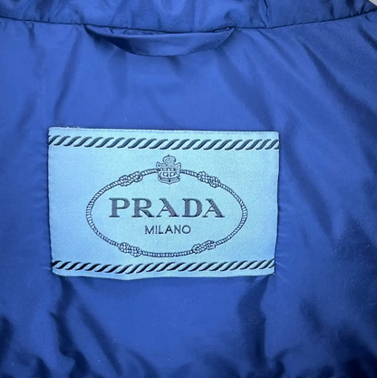 Prada Men's Large Navy Down Jacket