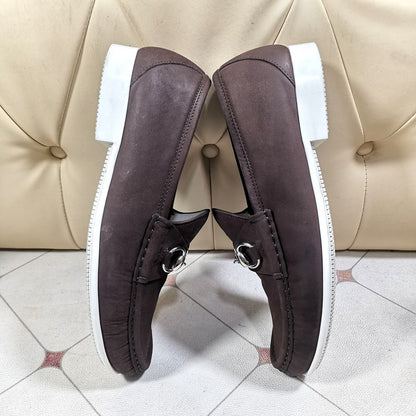 Gucci Horsebit Suede Slip-On Shoes for Men 0079