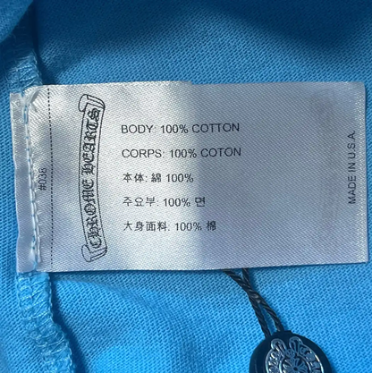 Chrome Hearts Long Sleeve Blue T-Shirt 0089