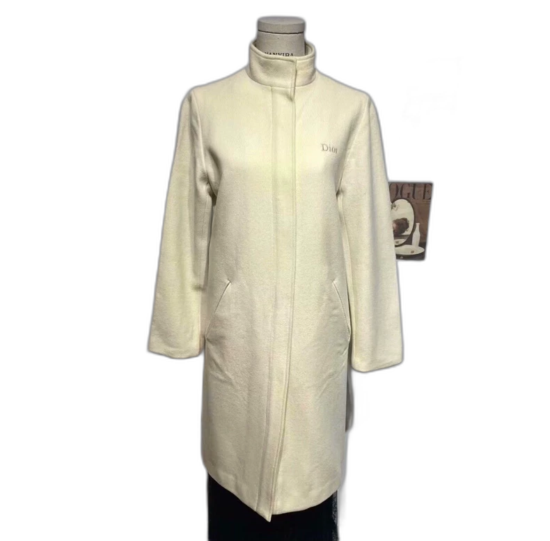 Vintage Dior Beige Wool Coat