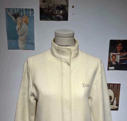 Vintage Dior Beige Wool Coat