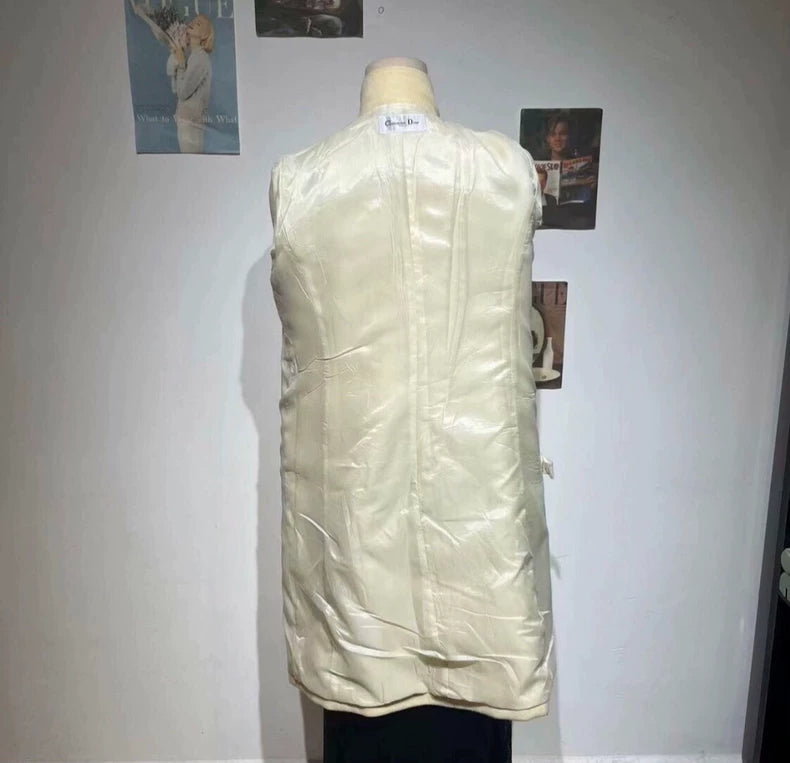 Vintage Dior Beige Wool Coat
