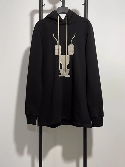 Rick Owens Long Sleeve Hoodie