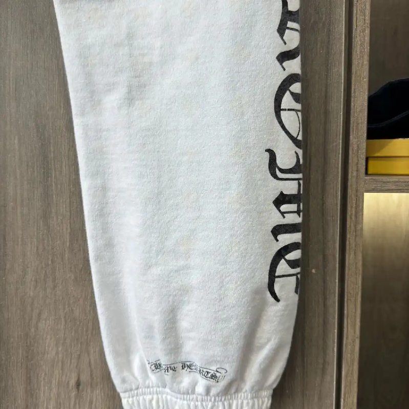 Chrome Hearts White Casual Pants for Men 0089