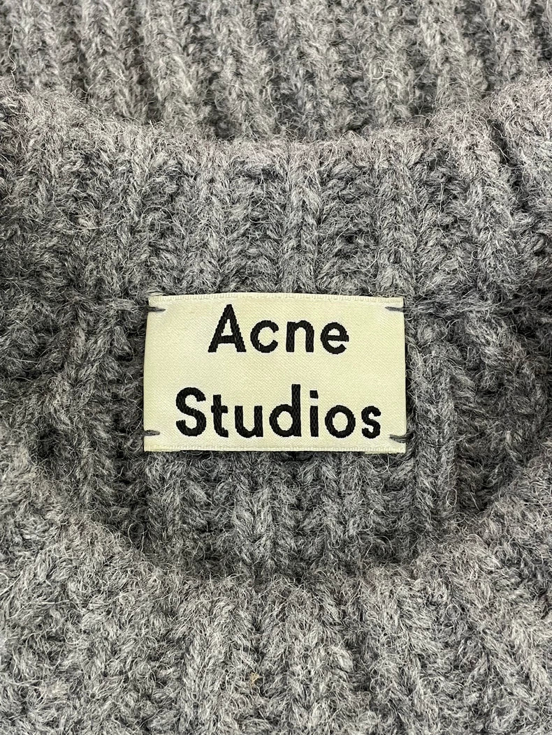 Acne Studios Thick Gray Sweater