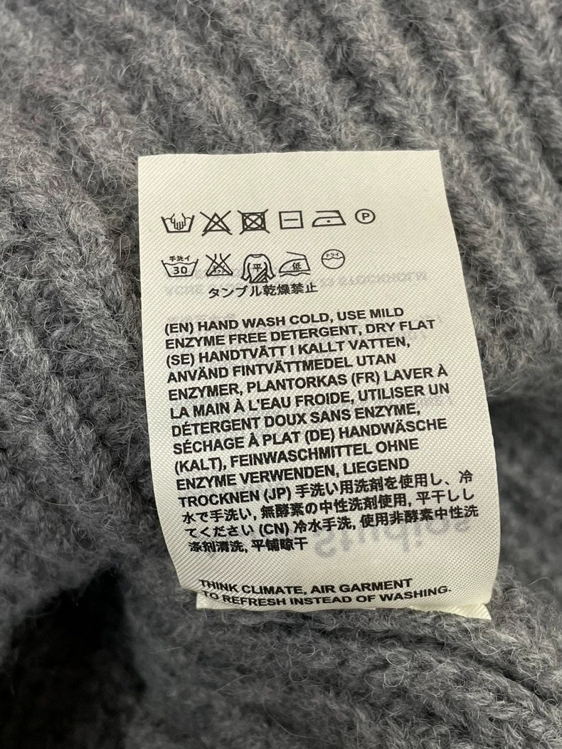 Acne Studios Thick Gray Sweater