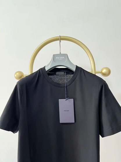 Prada Black Cotton Men's T-Shirt XL