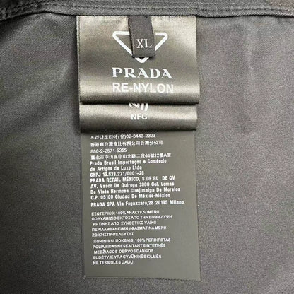 Prada Triangular Logo Short Sleeve Shirt