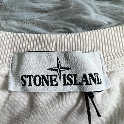 Stone Island White Cotton Men's T-Shirt 0089