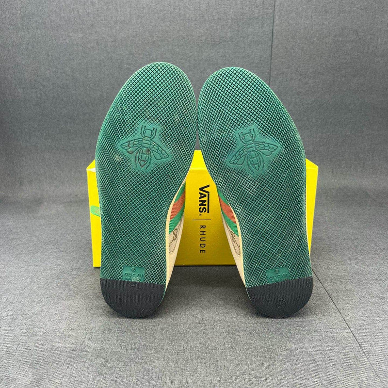 Gucci Screener Vintage Leather Low-Top Sneakers 0079