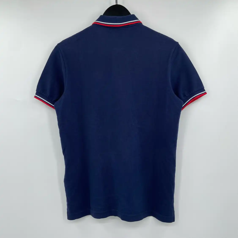 Prada Summer Navy Blue Men's Short Sleeve Polo