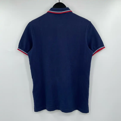 Prada Summer Navy Blue Men's Short Sleeve Polo