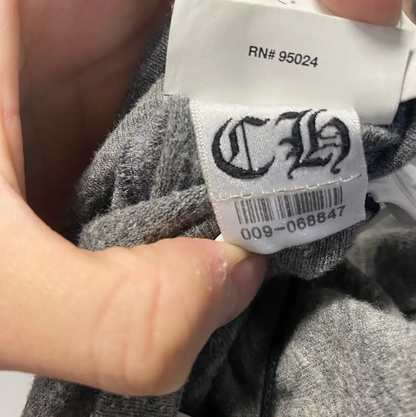 Chrome Hearts Gray Hooded Zip Jacket 0089