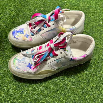 Louis Vuitton Ollie Colorful Low Top Fashion Sneakers 0079