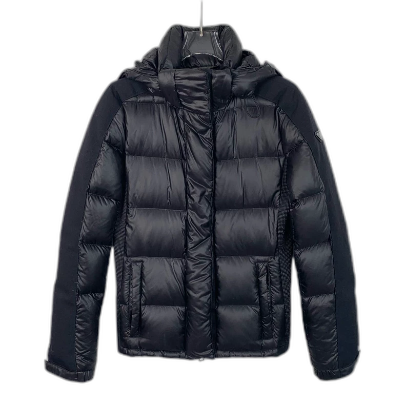 Prada Black Hooded Down Jacket