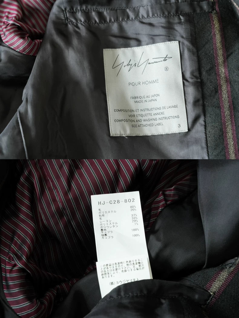 Yohji Yamamoto 23AW Detached Collar Coat