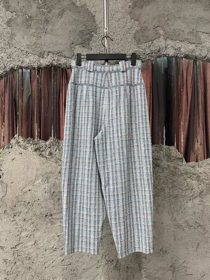 Chanel Checkered Pants Fashion Style