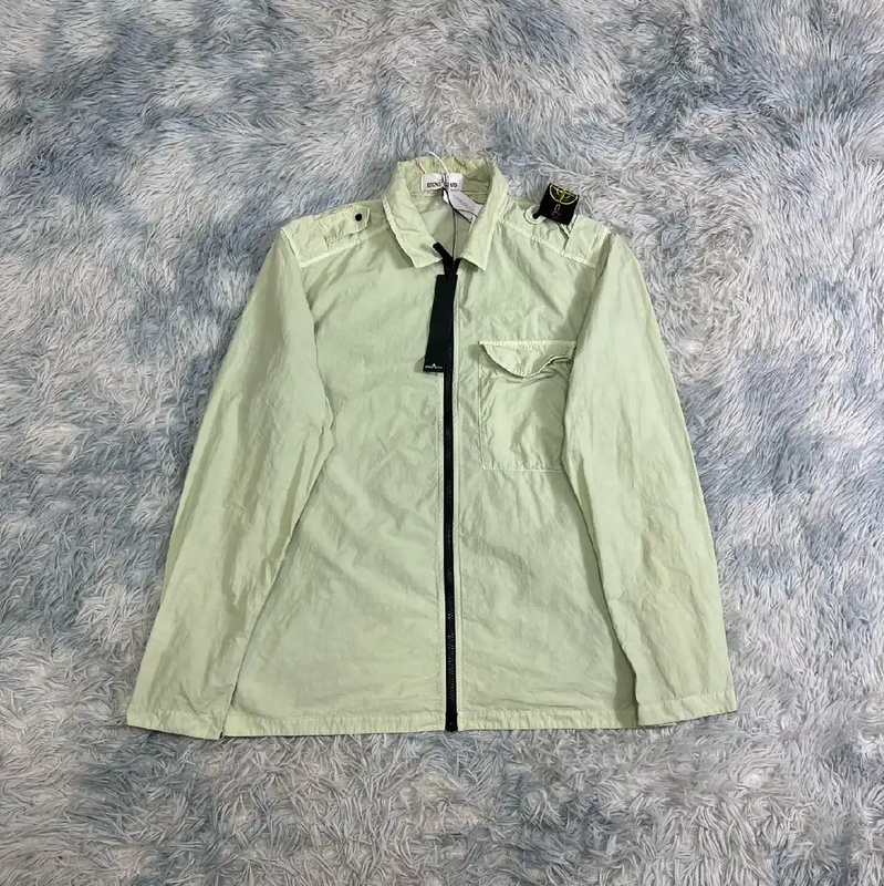 Stone Island Light Beige Cotton Jacket 0089