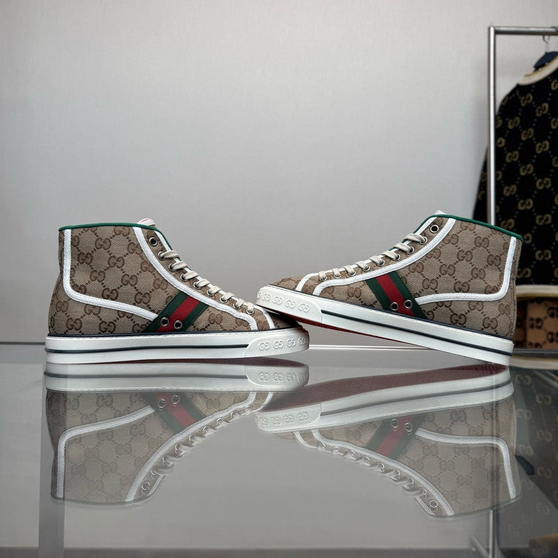 Gucci Tennis 1977 High Top Canvas Sneakers 0079