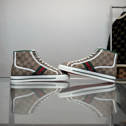Gucci Tennis 1977 High Top Canvas Sneakers 0079