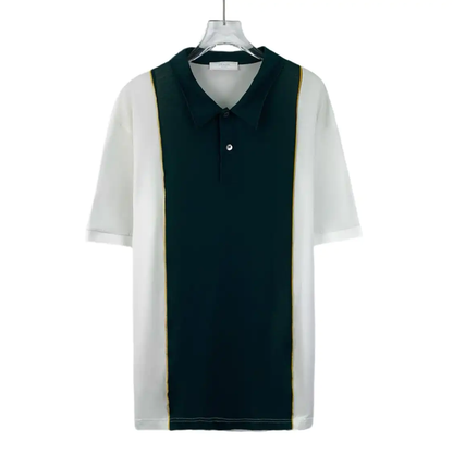 Prada Color-Block Cotton Men's T-Shirt